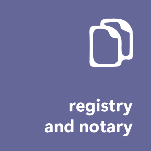 Registry and notary